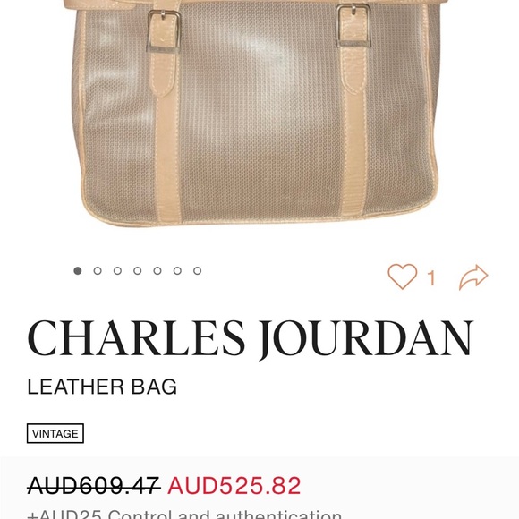 HOST PICK⭐️ Charles Jourdan Designer Vintage Bag +organiser insert - Picture 12 of 12